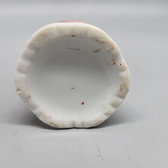 Toothpick Holder Decorated With Japanese Geisha Scene Porcelain 2.5" - Picture 6 of 7